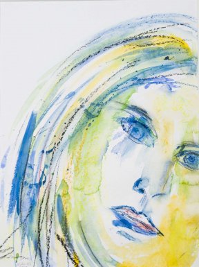 "Frau III" 30 x 40 cm Mixed Media, 130 Euro